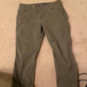 GH bass and CO green jeans